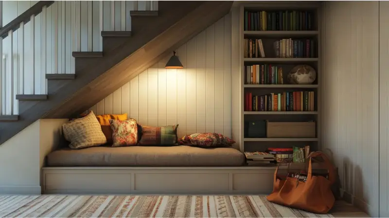 Illustration : Relooking d’un coin lecture : chaleur, matières et lumière